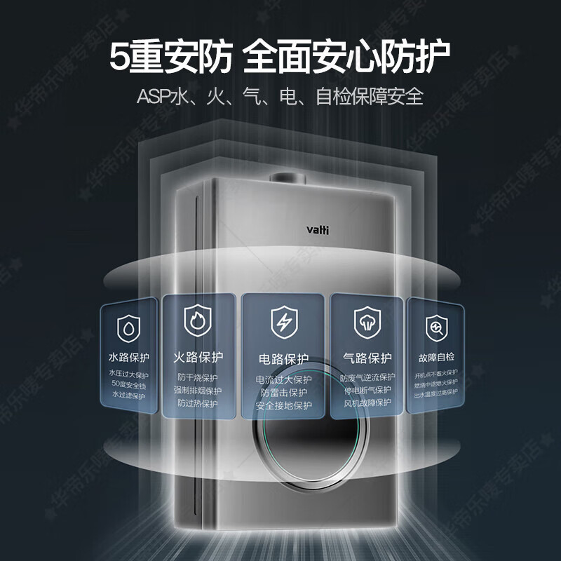 华帝(VATTI)i12103-12 燃气热水器 气电双防节能变升 多重防护 恒温热水器