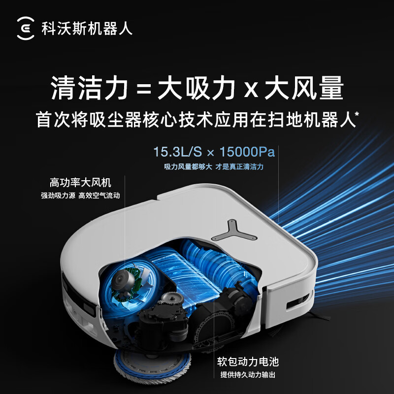 科沃斯扫地机器人X5 PRO ULTRA白色 上下水版高清大图