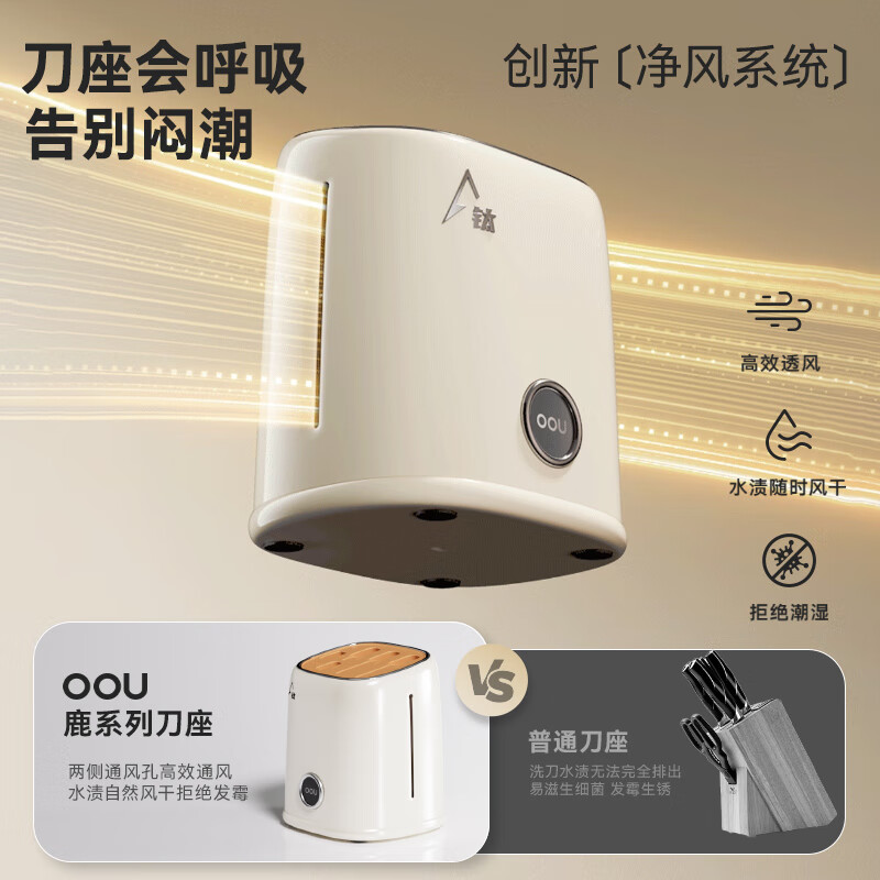 OOU 鹿系列钛刀具6件套DJ0089高清大图