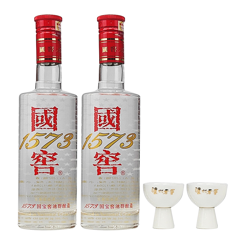 泸州老窖 国窖1573 举杯月更浓 中秋礼盒 52度 250ml*2瓶