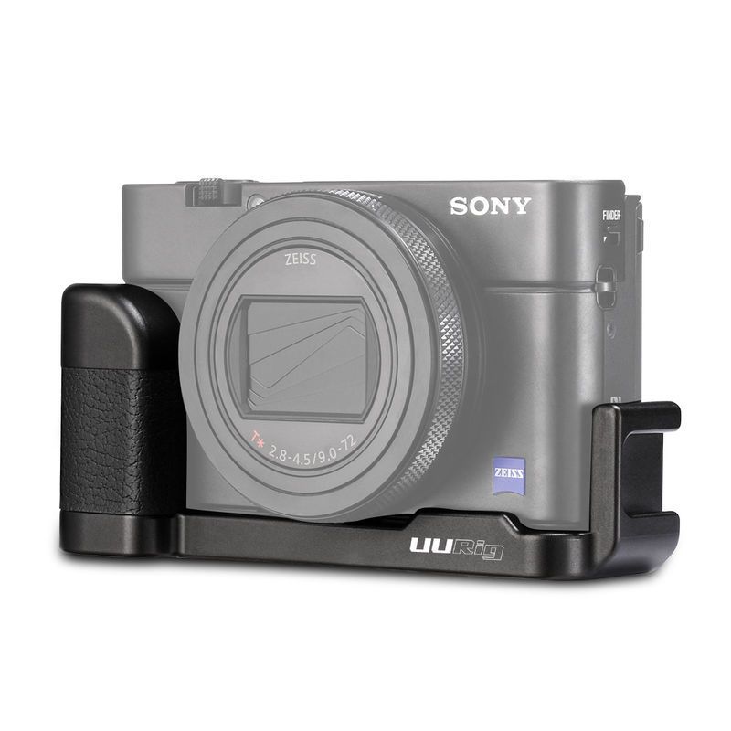 uurig 索尼黑卡rx100m7手柄rx100vii通用vlog麦克风拓展l板支架