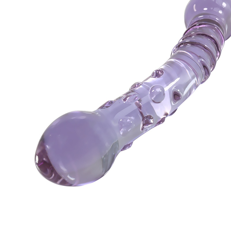 水晶玻璃按摩女生自玩慰性工具夫妻激情肛后庭冰火透明性用品快感高清大图