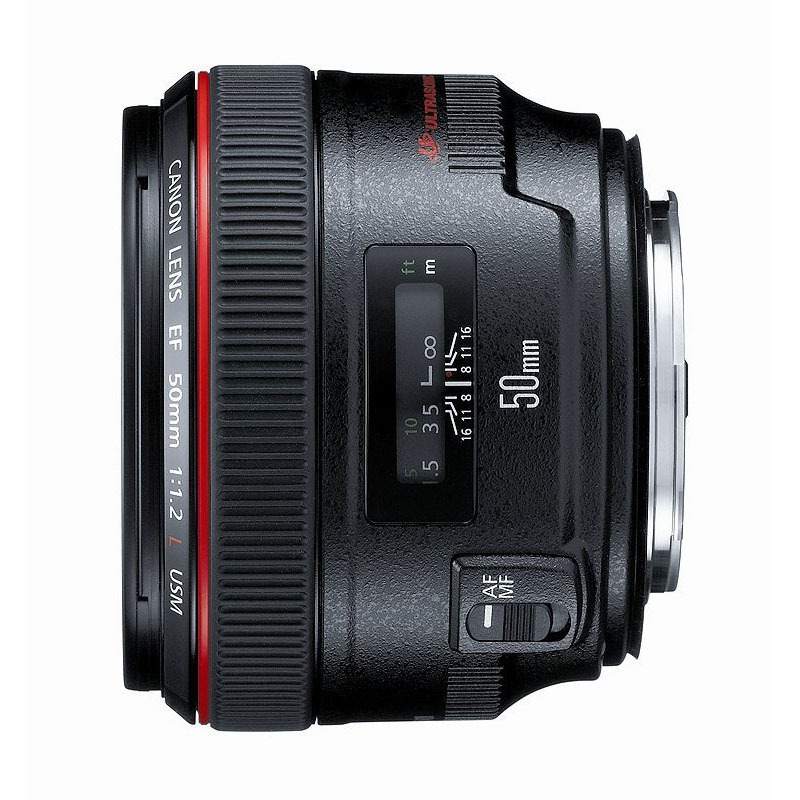 佳能EF 50mm f/1.2L USM全画幅单反数码相机镜头 佳能卡口 滤镜口径72mm 标准定焦