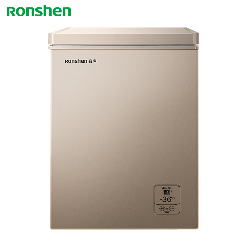 容声(Ronshen)100升冰柜小型家用冷冻冷藏 迷你冷柜 一级能效节能卧式 电脑控温BD/BC-100MSYA