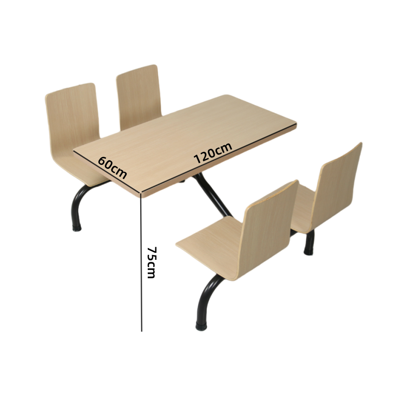 锁匠 食堂餐桌椅120cm套高清大图