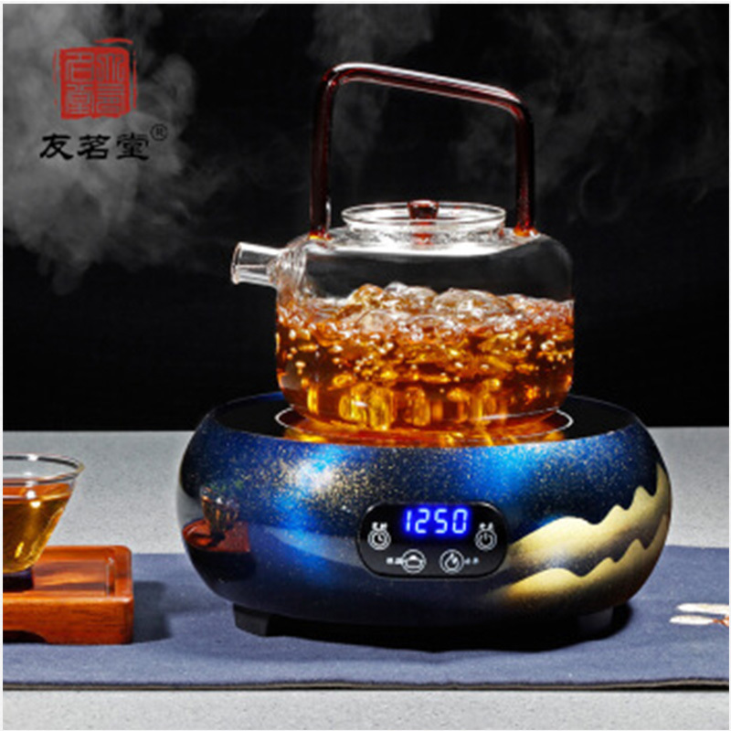 友茗堂YL-1001 电陶炉 金山触控式4档 茶炉 迷你 煮茶器 家用 光波 小电磁炉 煮茶 炉 电子茶炉