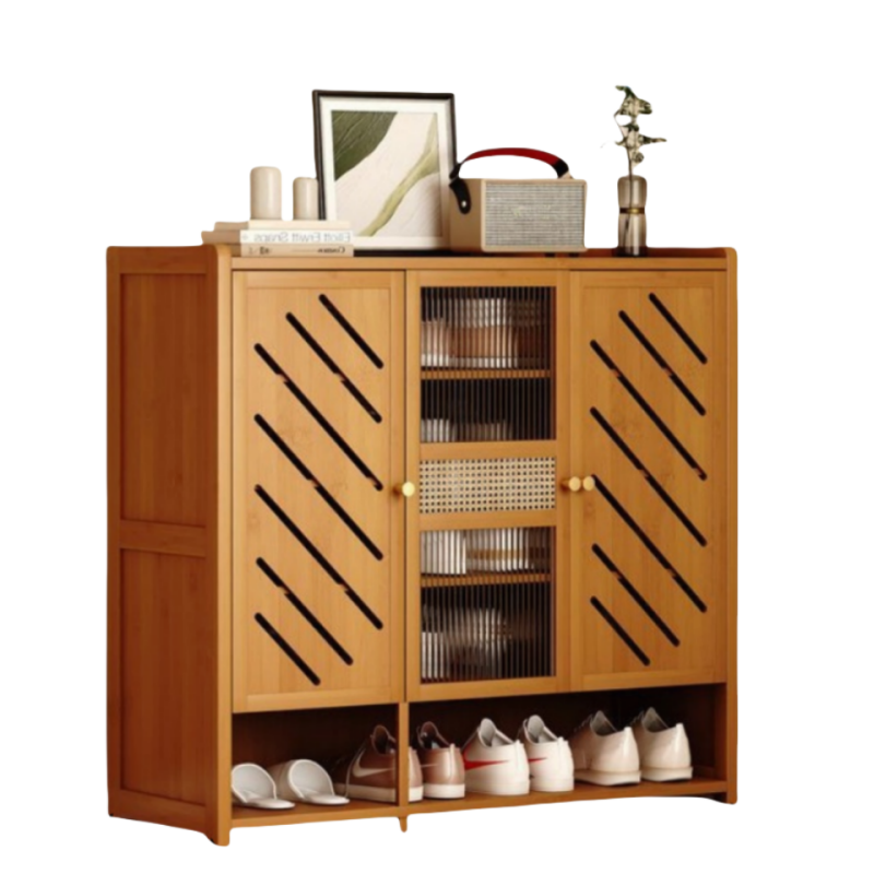 荺炬鞋柜三门6层个高清大图