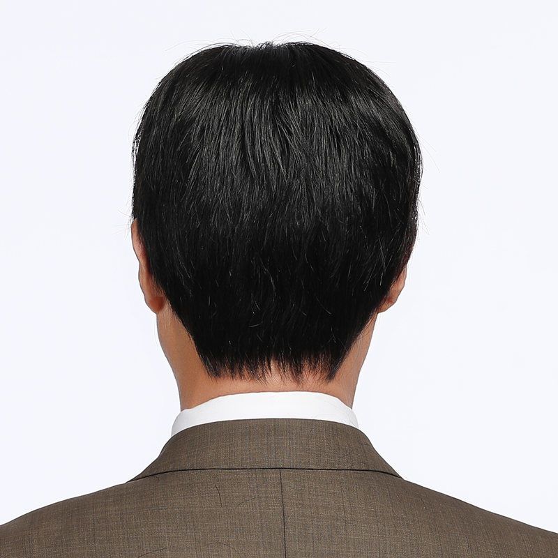 中老年假发男短发透气毛寸平头男士假发时尚隐形无痕帅气短发头套补发