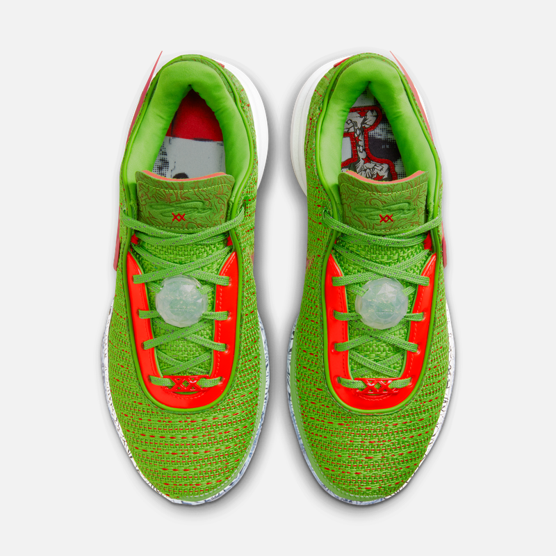 nike耐克lebronxx20男鞋圣诞绿实战篮球鞋透气fj4956300