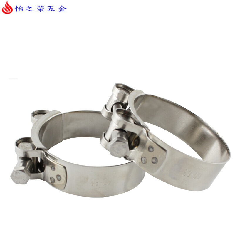 304不锈钢强力喉箍 加强型抱箍 卡箍管卡 卡扣水管夹皮管扣分体式 直径86-91mm