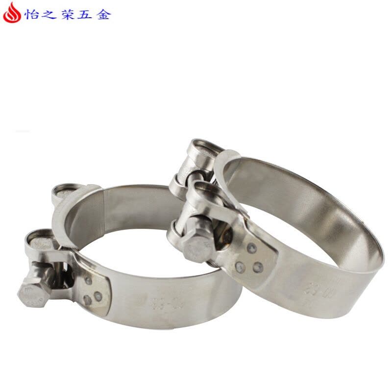 304不锈钢强力喉箍 加强型抱箍 卡箍管卡 卡扣水管夹皮管扣分体式 直径86-91mm图片