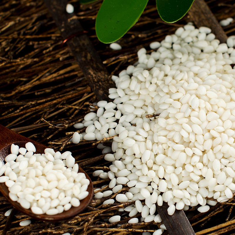 栗稻源 东北杂粮大米精品糯米1kg(五谷粗粮 江米 糯米 粽子米 圆粒粘米 真空装)免邮高清大图