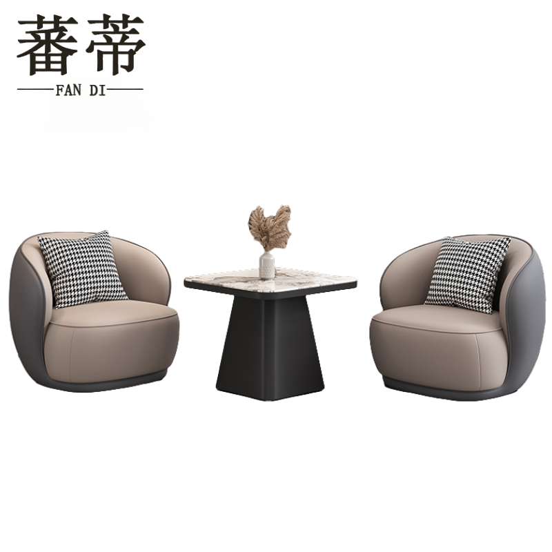 蕃蒂休闲桌二椅套高清大图