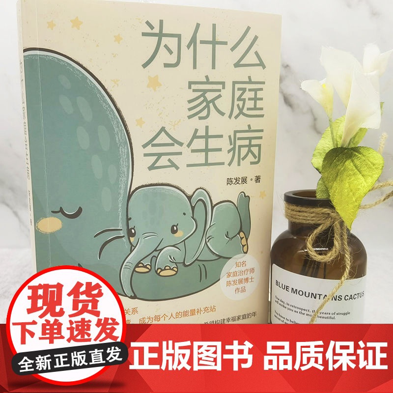 正版 为什么家庭会生病 陈发展 青少年 代际传承 生命周期 治疗经验 鲜活案例 心理健康 科学普及读物高清大图