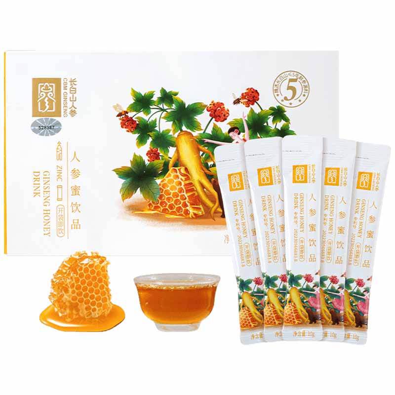 长白山人参人参蜜膏饮品干货礼盒营养滋补人参蜜膏饮品300g*1盒