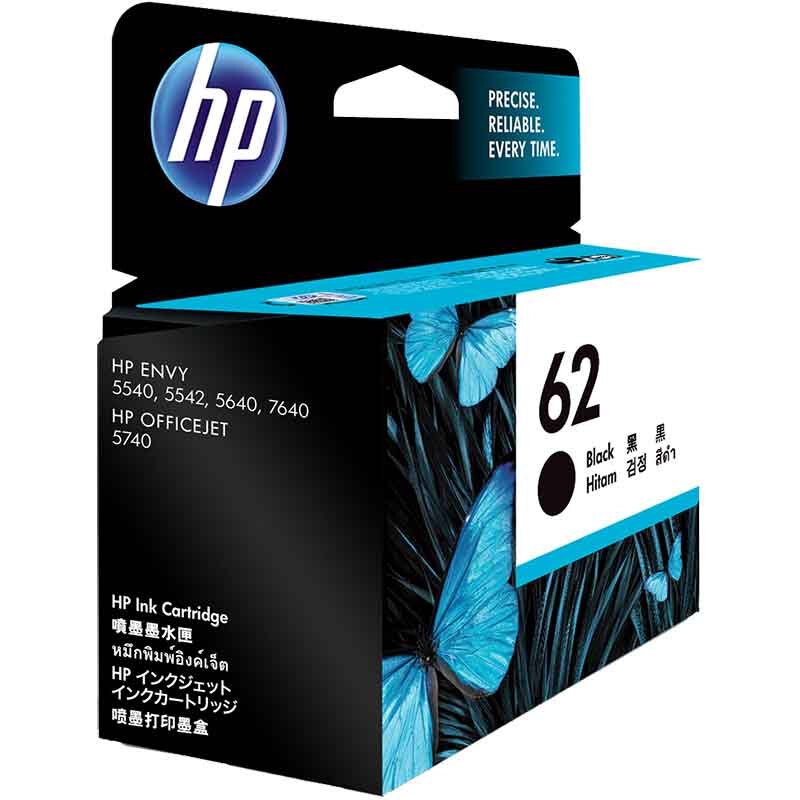 惠普(hp)C2P04AA 62号 原装黑色墨盒宁选