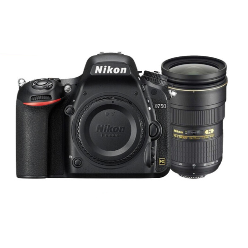 尼康 D750全画幅单反相机 单机 套机旅游相机专业照相机 24-70