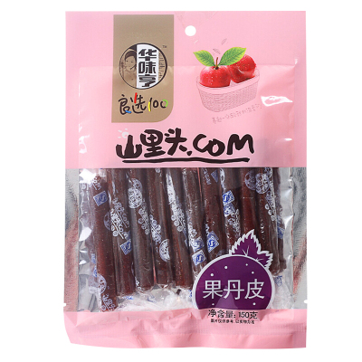 华味亨 果丹皮150g/袋 休闲零食 山楂卷 零食 蜜饯 果干 小吃 办公零食