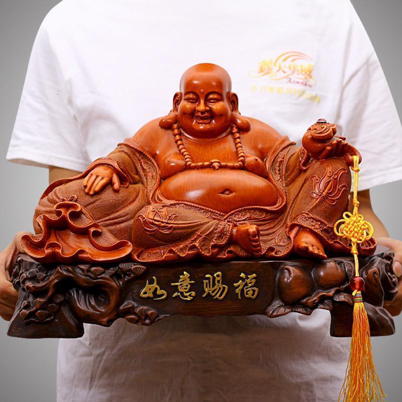 弥勒佛笑佛摆件佛像大号开业乔迁家居装饰礼品风水大肚佛摆设_112_142_636