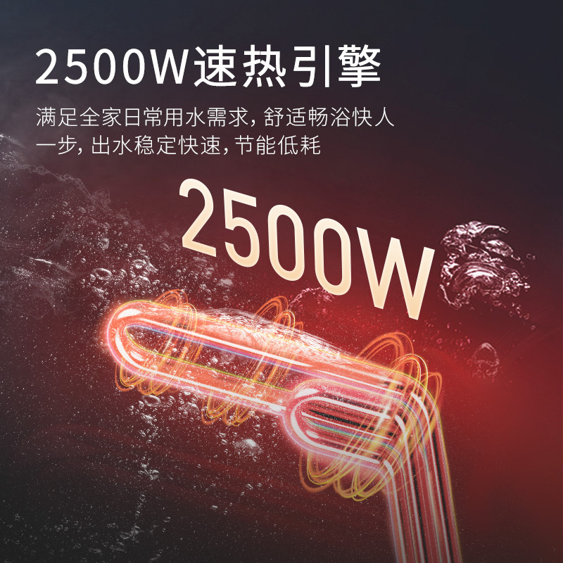 法迪欧(Fardior)55升 2500W 电热水器 F55-25A1钛金特护内胆 LED数显温控 健康抑菌高清大图