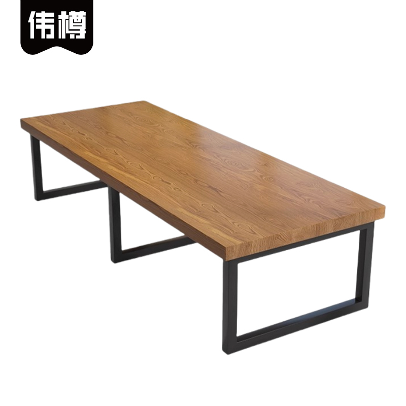 伟樽实木会议桌360*120*75cm张