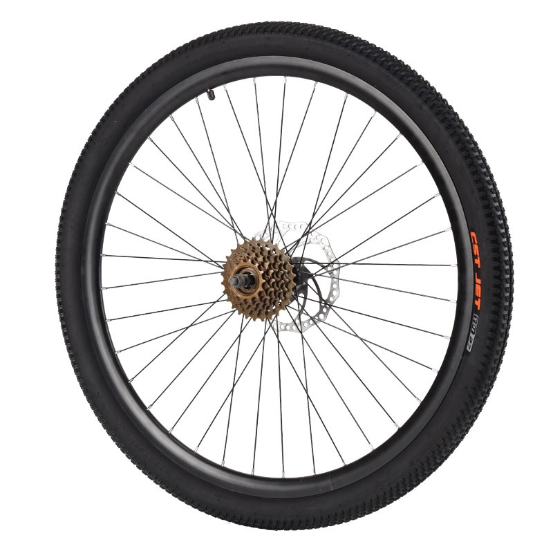 古达轴承轮组自行车27526寸山地车碟刹车轮通用轮组前后车轮毂