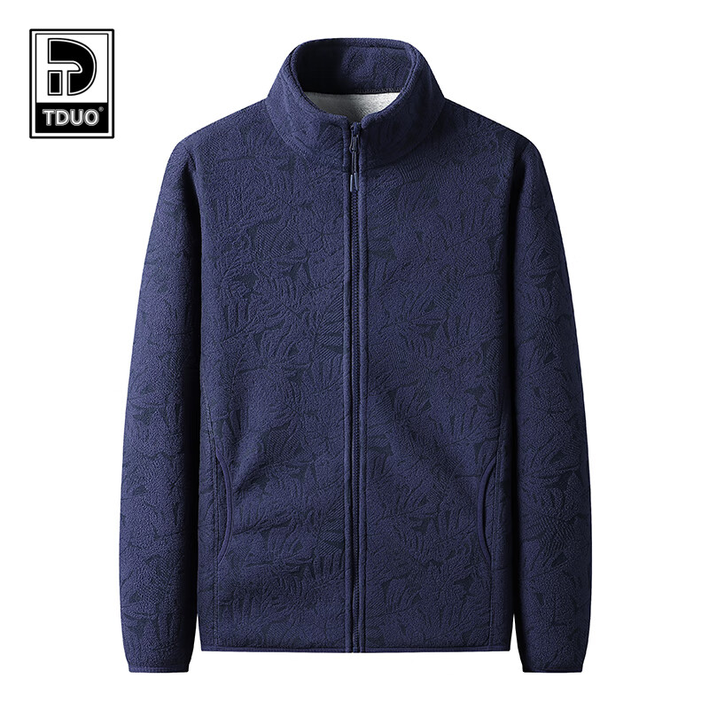 Tduo加绒加厚抓绒衣 ZR4 件 男款皇家蓝 L