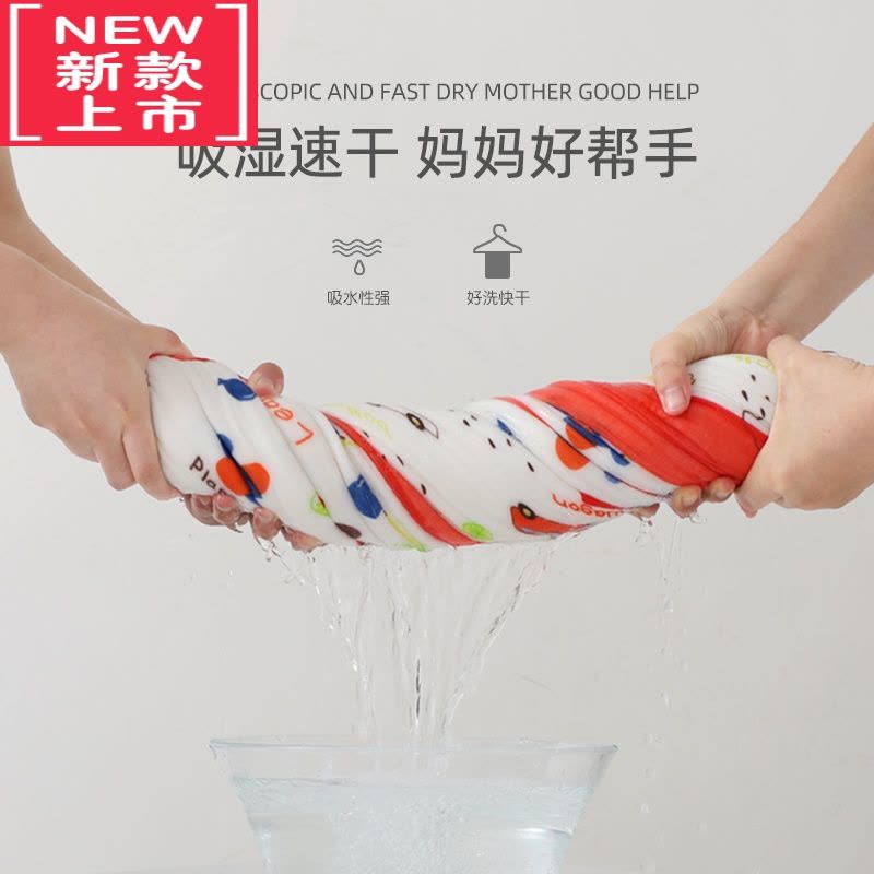 可莉允婴儿浴巾纱布超柔吸水新生儿盖毯初生宝宝洗澡包被儿童毛巾被图片