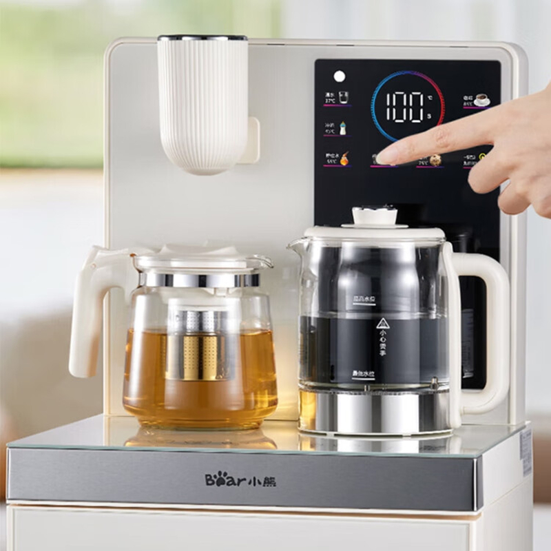 小熊(Bear)茶吧机 饮水机家用高端客厅遥控智能全自动CBJ-E12G2高清大图