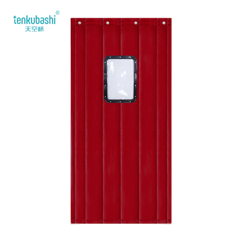 天空桥 棉门帘 MML-39酒红色40*60cm六层棉 平方米高清大图