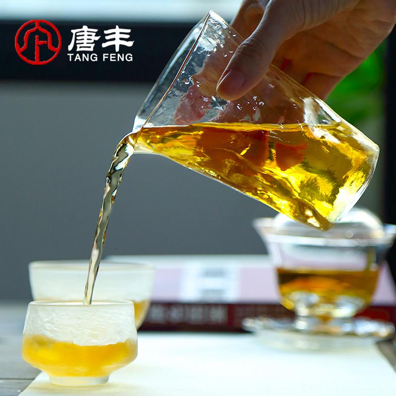 家柏饰(CORATED)玻璃公道杯仿木耐热分茶器家用加厚倒茶器大容量简约茶海Z高清大图