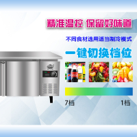 冰熊(bing xiong)362升冷冻工作台1.5米商用厨房不锈钢两用工作台冰柜展示柜 卧式储物冰柜TCF-1500D