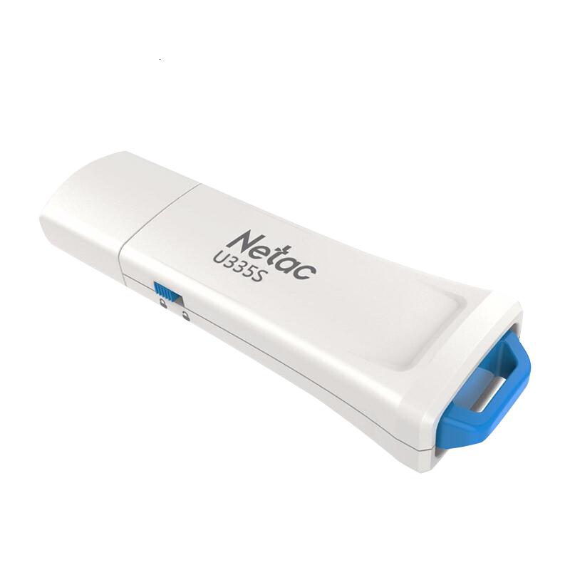朗科(Netac) U335S 128GB USB3.0 U盘 (计价单位:个) 白色高清大图