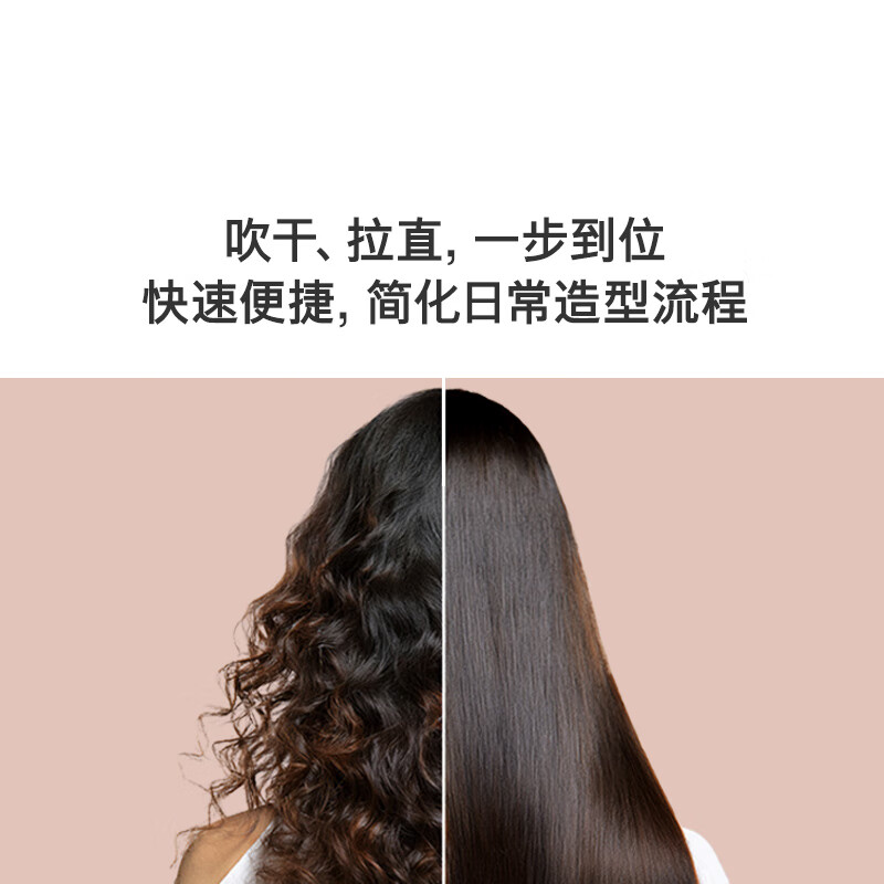 戴森(DYSON) HT01 吹风直发器 干发直发二合一干湿两用吹风机直板夹直发梳夹板 礼物推荐高清大图