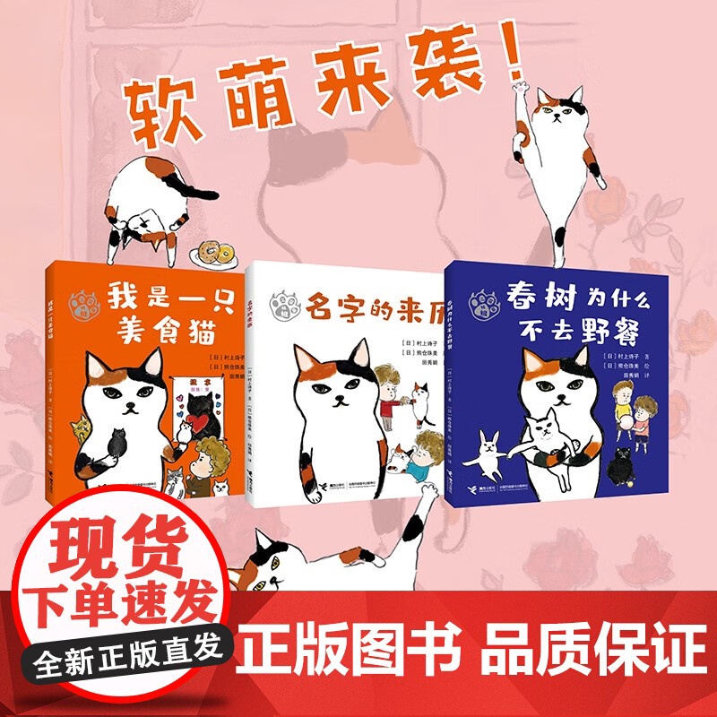 三花猫姐姐系列 套装共3册 注音版 7-10岁 村上诗子 著 儿童文学高清大图