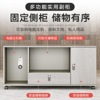 质凡办公家具老板主管经理桌简约现代轻奢大班台主管桌办公桌椅组合