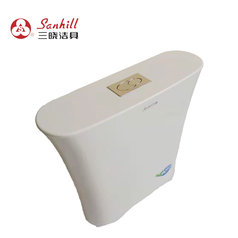 三晓蹲便器水箱节能双控 SX-9601 个高清大图