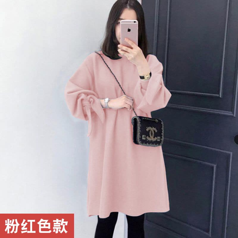 迪鲁奥(DILUAO)孕妇秋冬装套装时尚款2021新款毛衣孕妇宽松上衣休闲商务外出孕妇裙图片