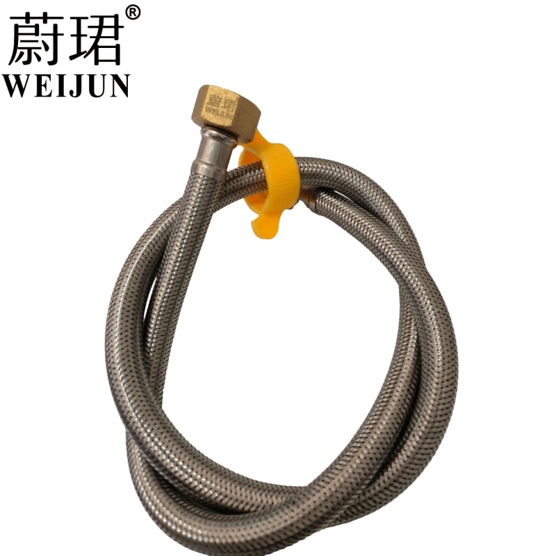 蔚珺不锈钢编织软管软连接10cm个 白色