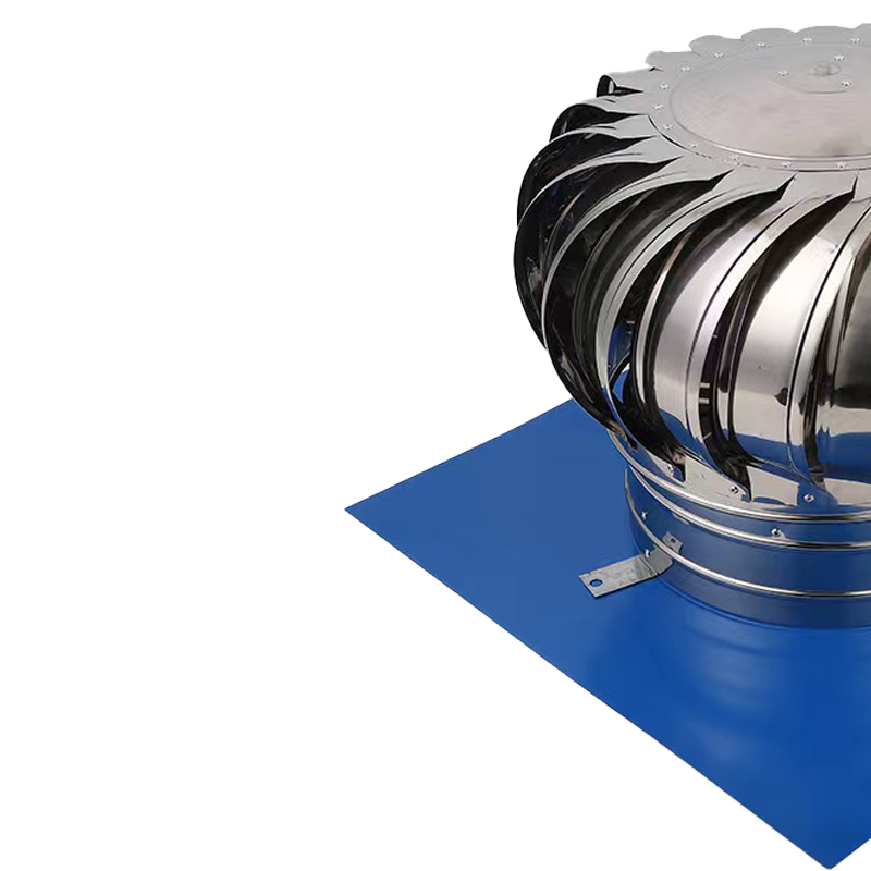 不锈钢无动力风帽屋顶通风器换气出风口300mm固定脚