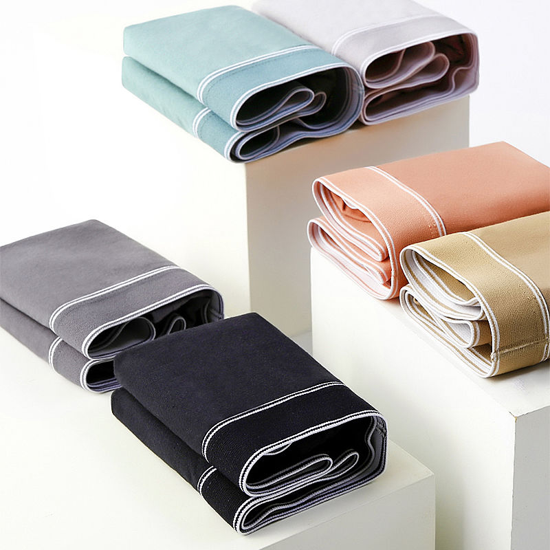 男士内裤棉内裤男士平角裤衩舒适纯色男内裤男四角短裤头高清大图