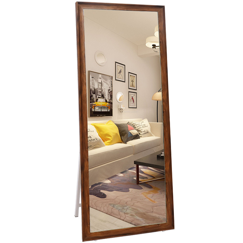 闪电客服装店镜子全身穿衣镜落地镜显瘦美颜跳舞超大试衣镜ins风