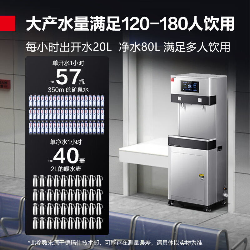 德玛仕(DEMASHI) 净水商用饮水机SRZ-20/SRZ-RO-2L-L9 一开一净 220V高清大图
