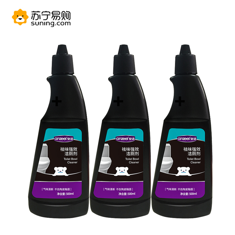 PY安洁祛味强效洁厕液500ml*3瓶