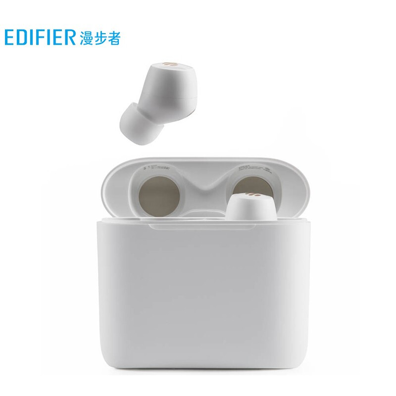 漫步者 (EDIFIER) EJOY5 真无线动铁智能蓝牙耳机 运动耳机 迷你入耳式耳机 手机耳机 白色