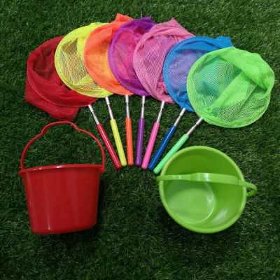 儿童渔网捕鱼网可伸缩鱼网蝴蝶网蜻蜓网捞鱼网兜儿童