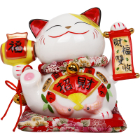 招财猫摆件 店铺开业送礼陶瓷存钱罐装饰品创意礼品