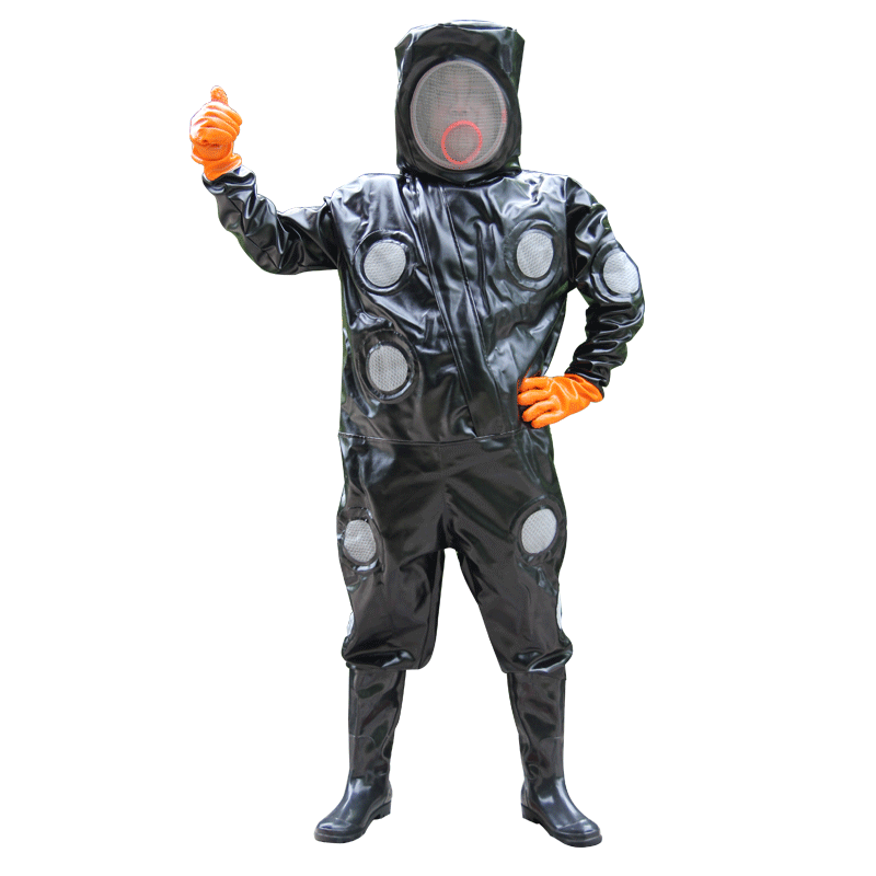 多孔pu马蜂服抓马蜂服防蜂衣全套透气专用加厚防蜂服连体服马蜂衣捉