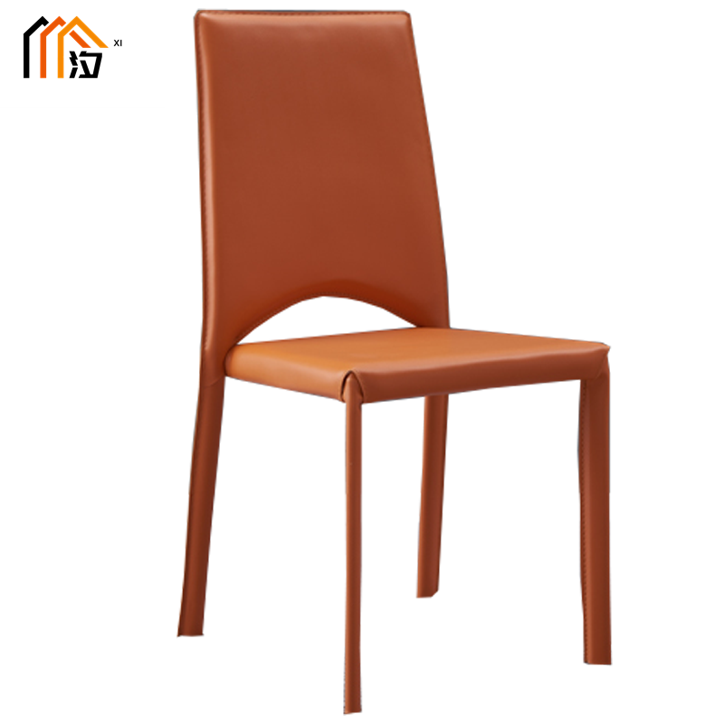 汐 餐椅 橙色把高清大图