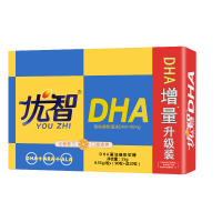 修正优智低糖型DHA藻油夹心软糖大盒装100粒55g